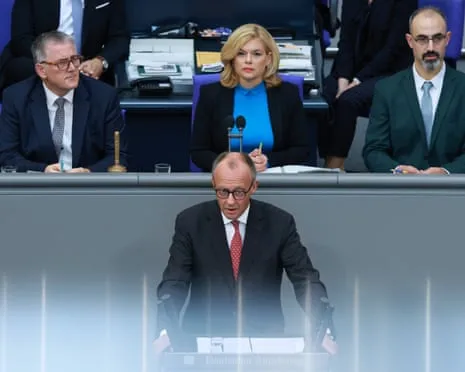National Liberty ‘At Risk’ States the Chancellor as He Cautions Against ‘Forced Settlement’ in Ukraine