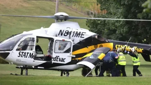 A group of police injured by gunfire in PA, including three in grave condition